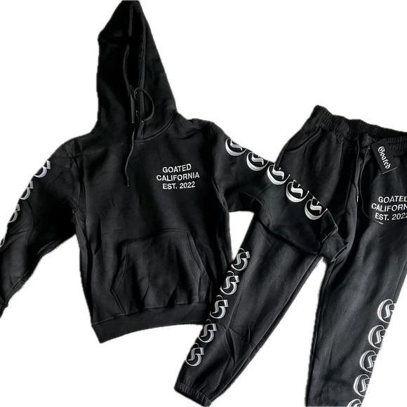 NEW w/ bonus Premium Hooded Sportswear Streetwear Cotton 2 piece hoodie & pants - Picture 4 of 12